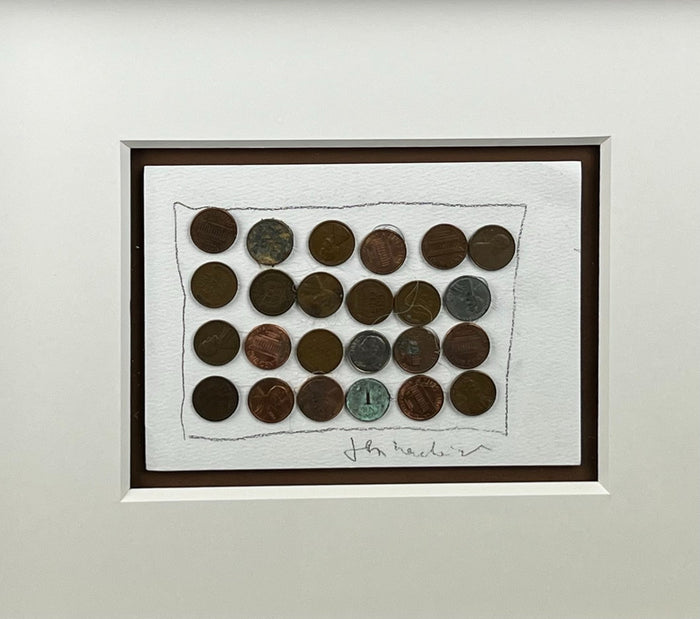 Jan Henderikse - Original drawing Coins