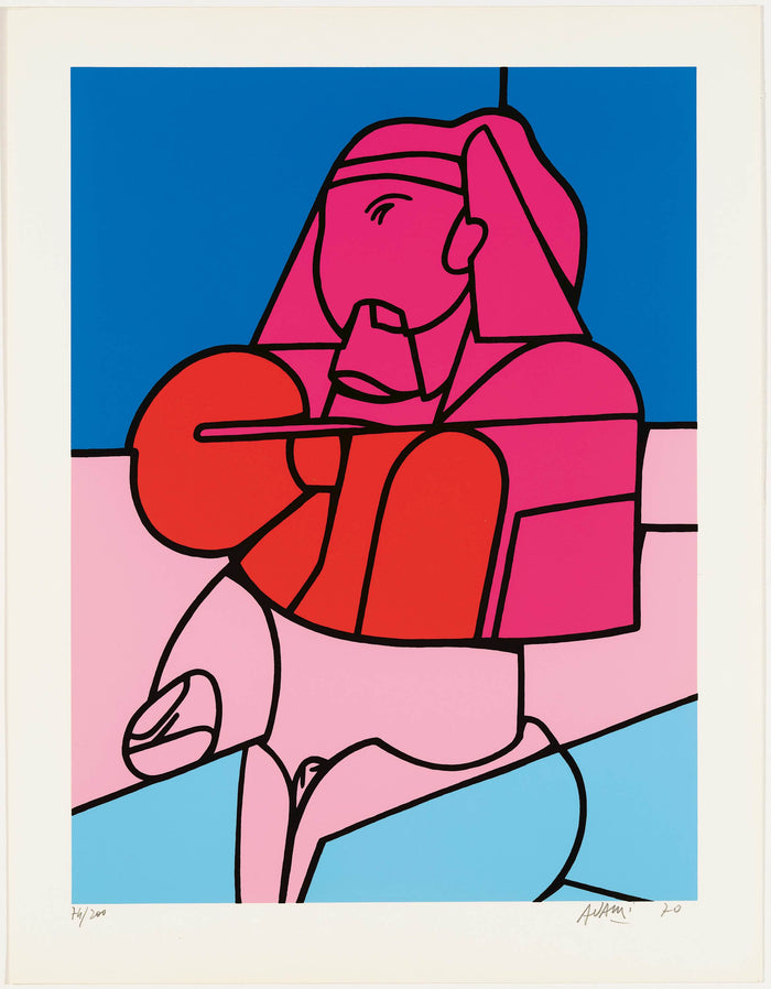 Valerio Adami - screen print