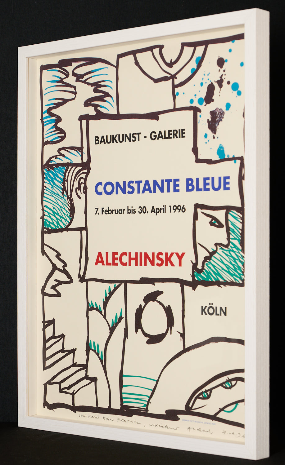 Pierre Alechinsky - Constante Bleue