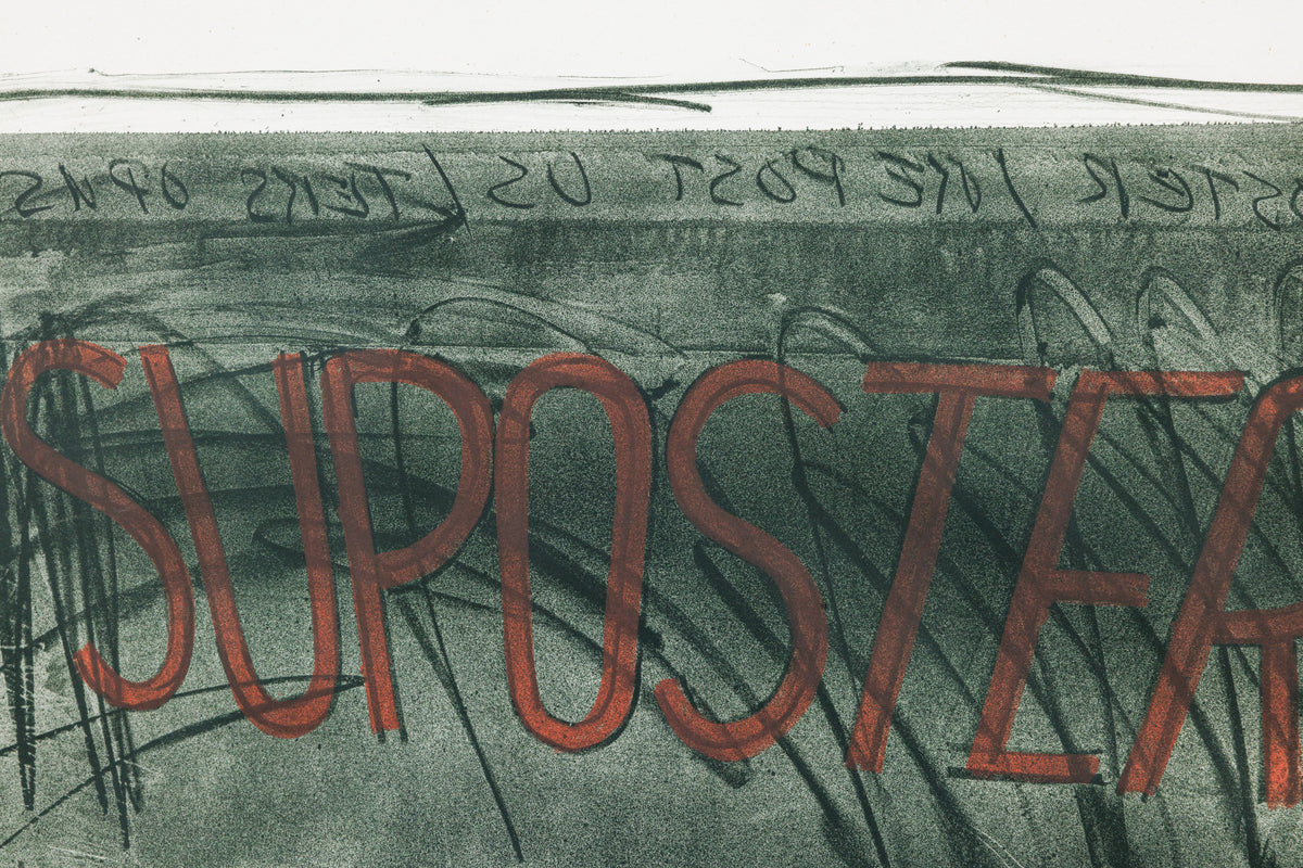 Bruce Nauman – Color lithograph with screenprint