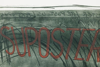 Bruce Nauman – Color lithograph with screenprint