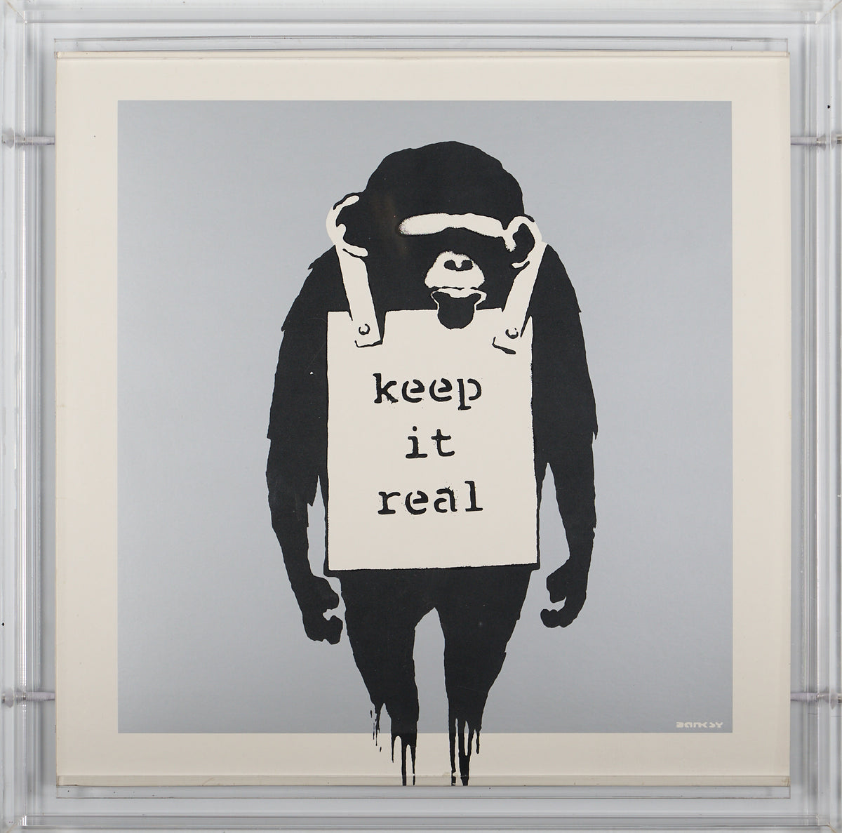 BANKSY - Cover Art : DJ DM Danger Mouse silver