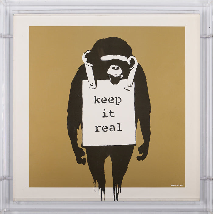 BANKSY - Cover Art : DJ DM Danger Mouse gold