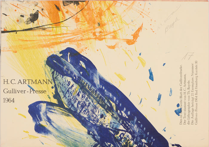 Thomas Bayrle / H. C. Artmann – Artmann – Brief Gulliver 2 