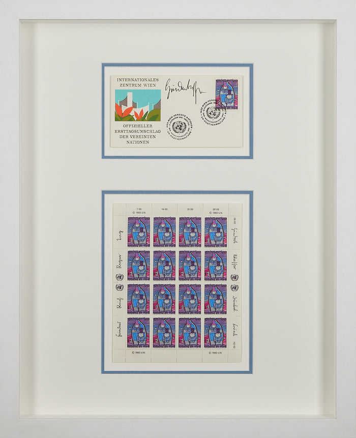 Friedensreich Hundertwasser - Right To Create FDC