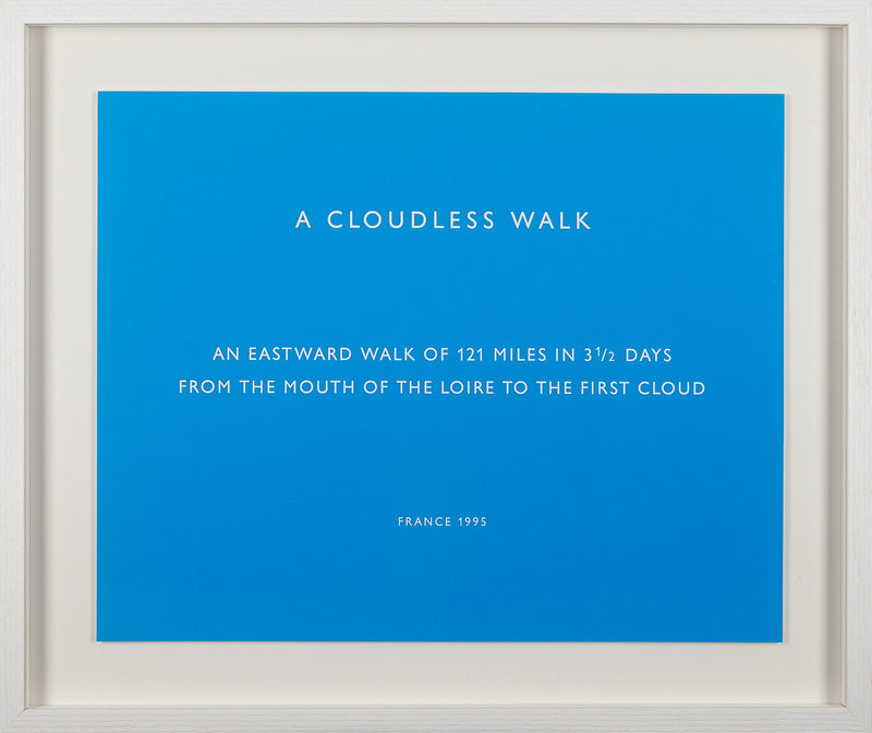 Richard Long -  A cloudless walk