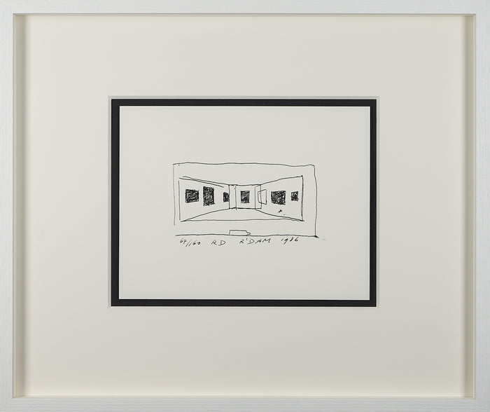 René Daniëls - Original drawing R`dam 1986 