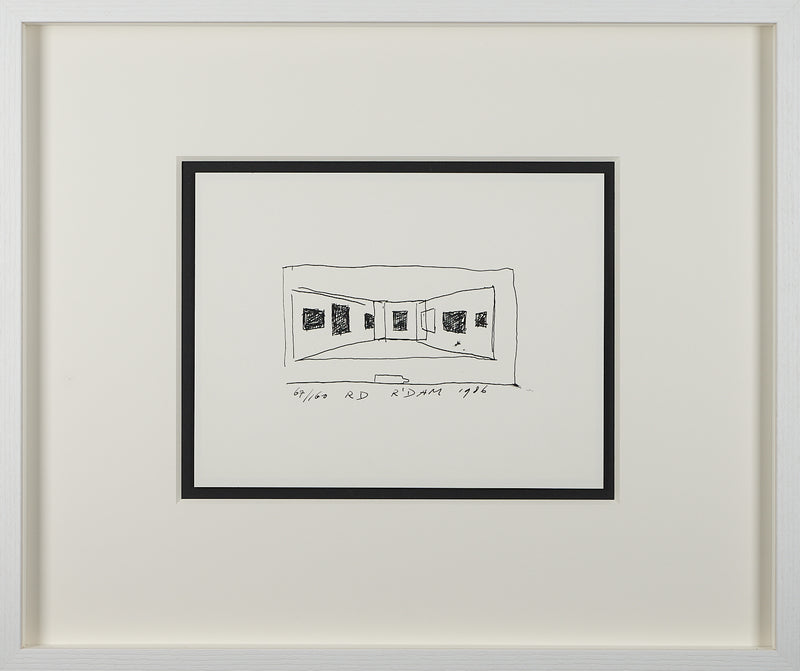 René Daniëls - Original drawing R`dam 1986 