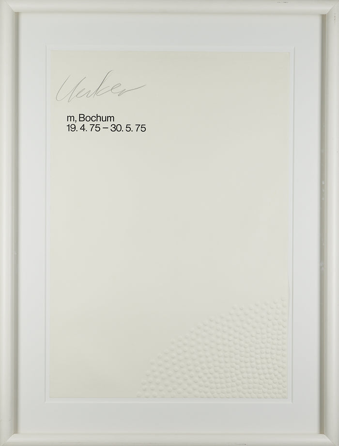 Günther Uecker - m, Bochum 19.4.75-30.5.75