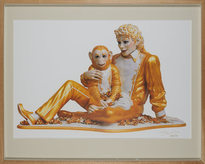 Jeff Koons - MICHAEL JACKSON AND BUBBLES 