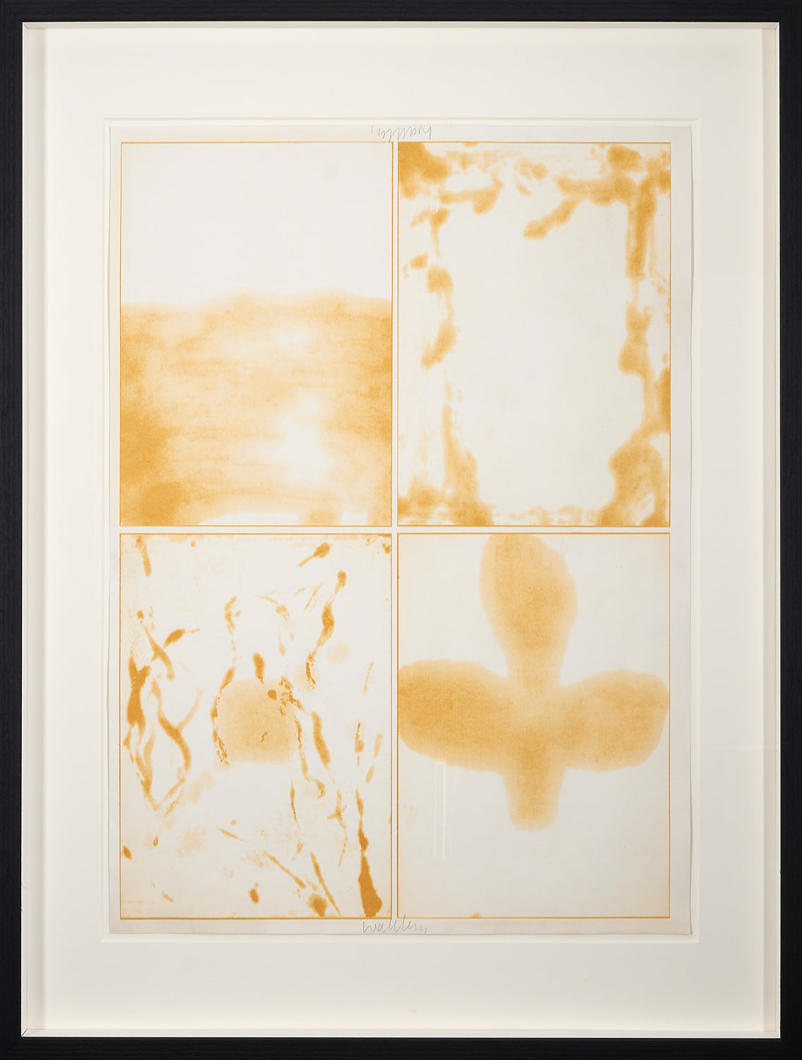 Franz Erhard Walther - upside down in yellow