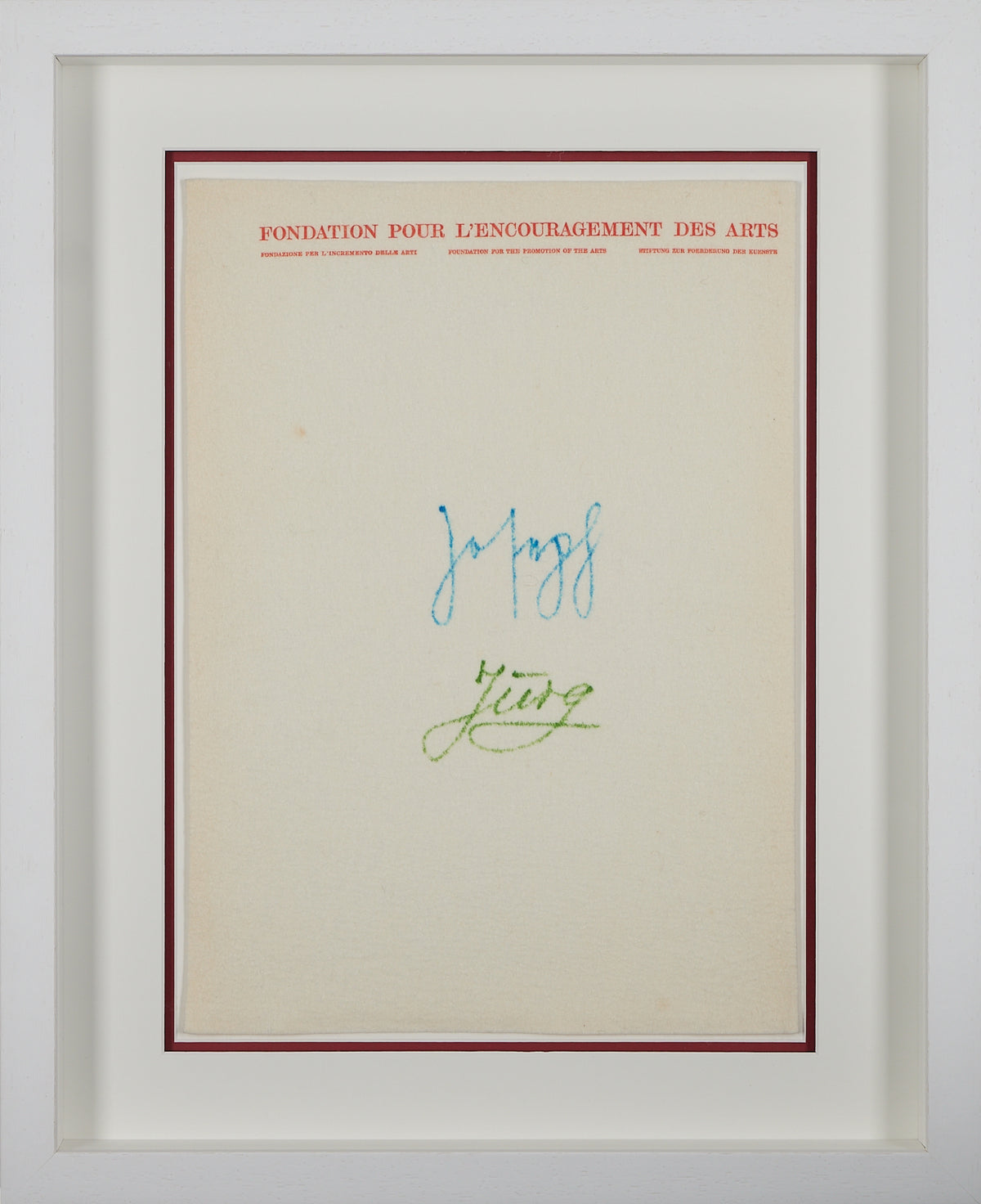 Joseph Beuys - Filzbrief (Felt Letter)