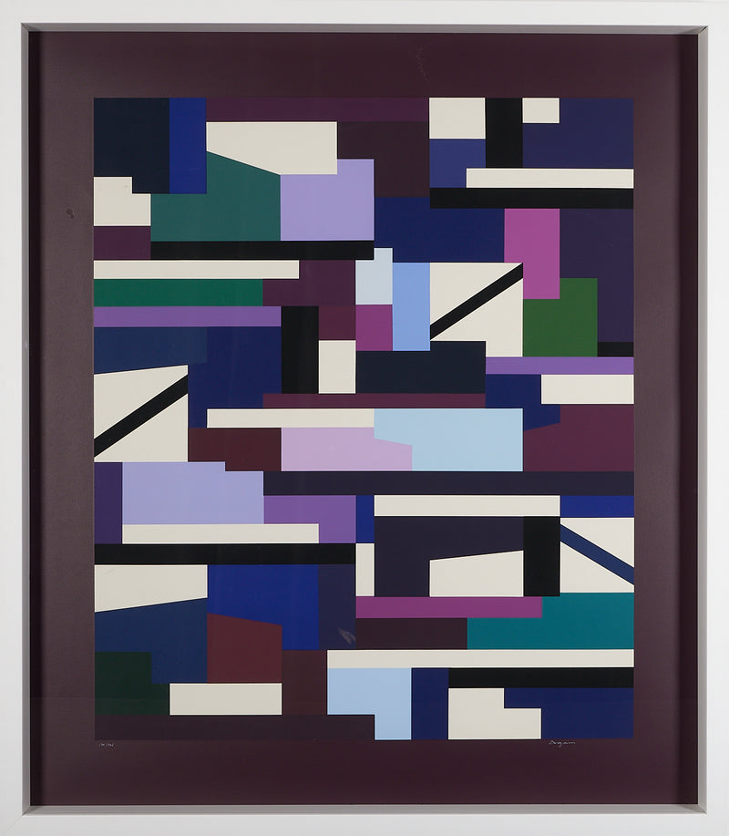 Yaacov Agam - Purple Matrix