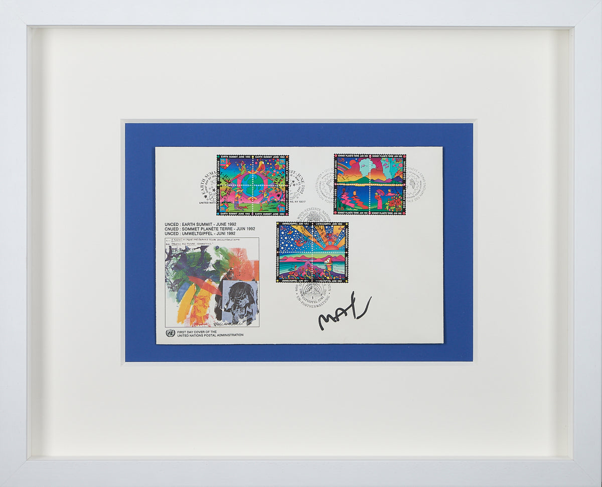 Peter Max -  Earth Summit FDC