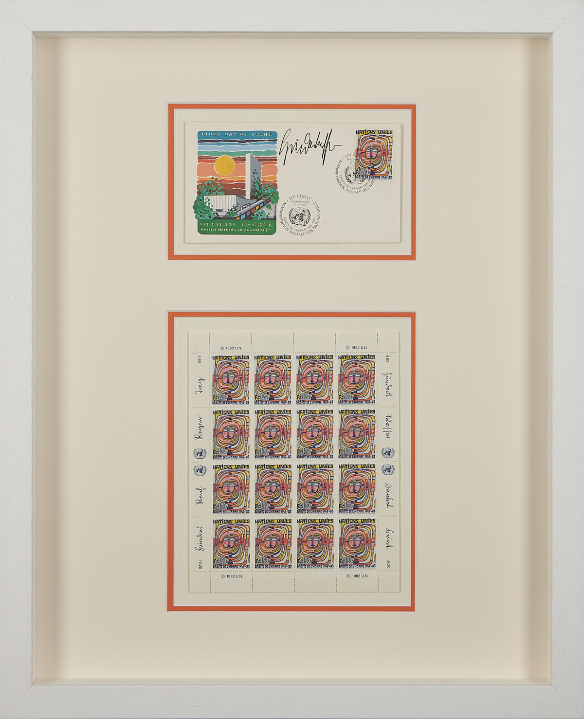 Friedensreich Hundertwasser - The Right To Dream FDC