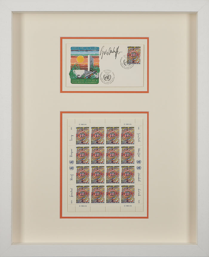 Friedensreich Hundertwasser - The Right To Dream FDC