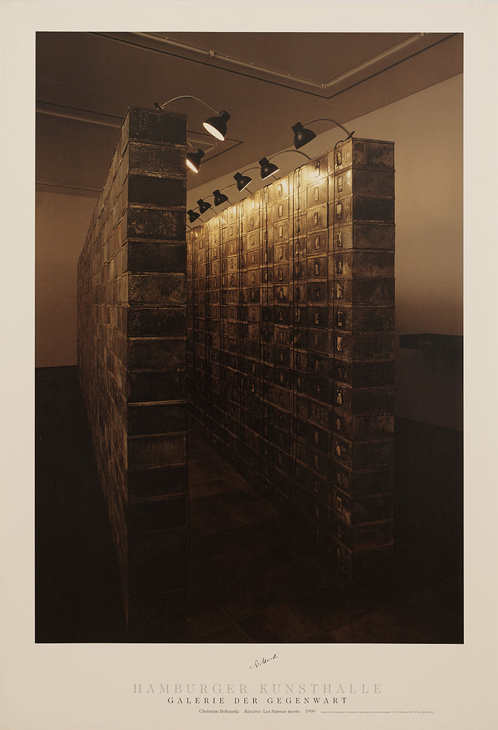 Christian Boltanski - Signed Exhibition poster