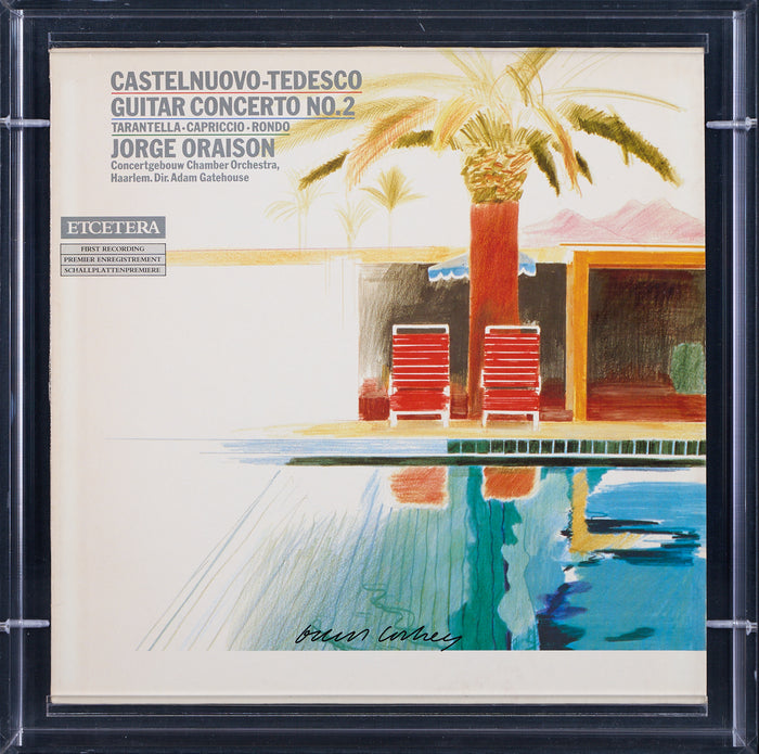 David Hockney - Signed Cover Art for Castelnuovo-Tedesco