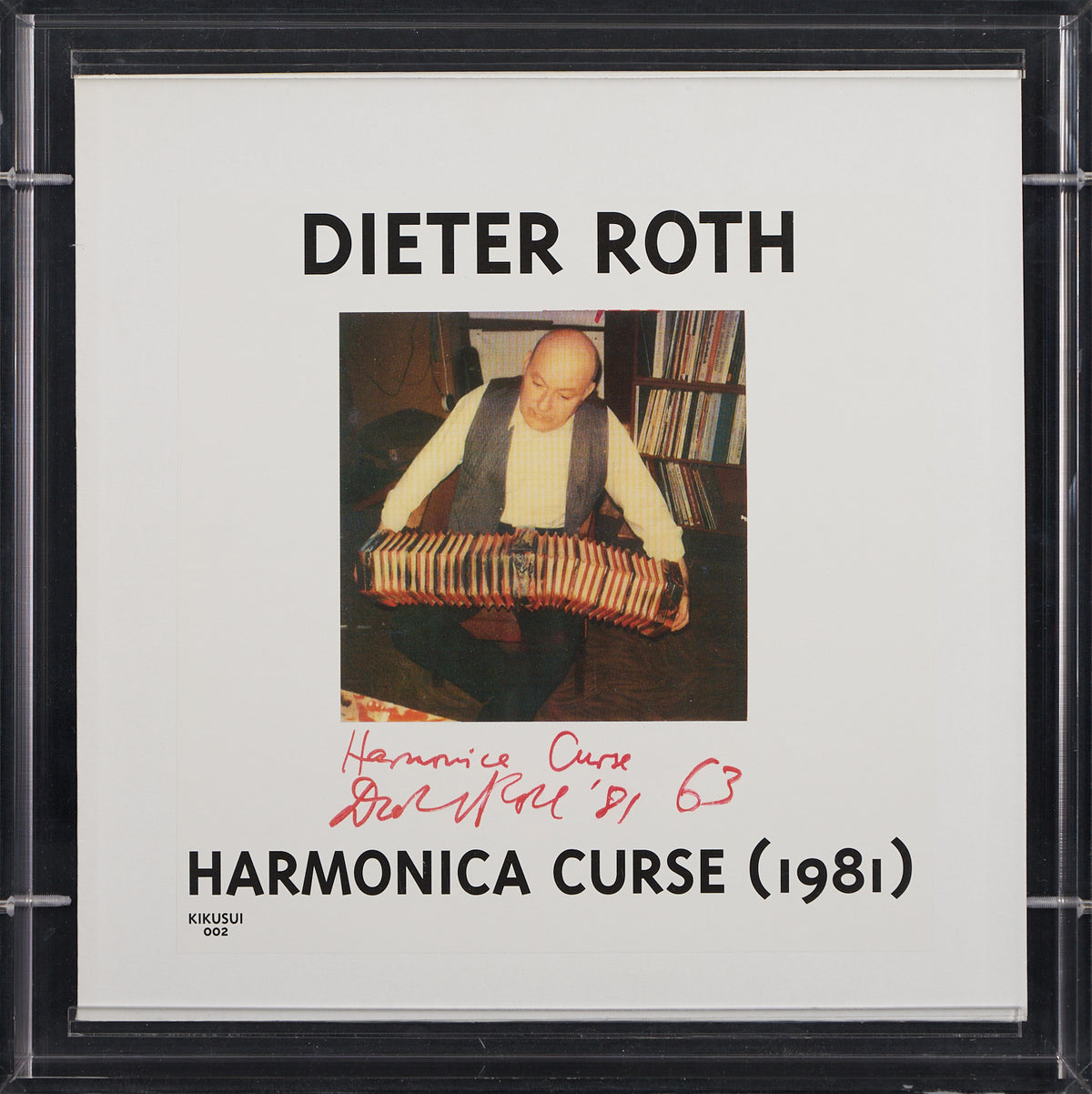 Dieter Roth - Signed & Numbered Cover Art Dieter Roth - Harmonica Curse
