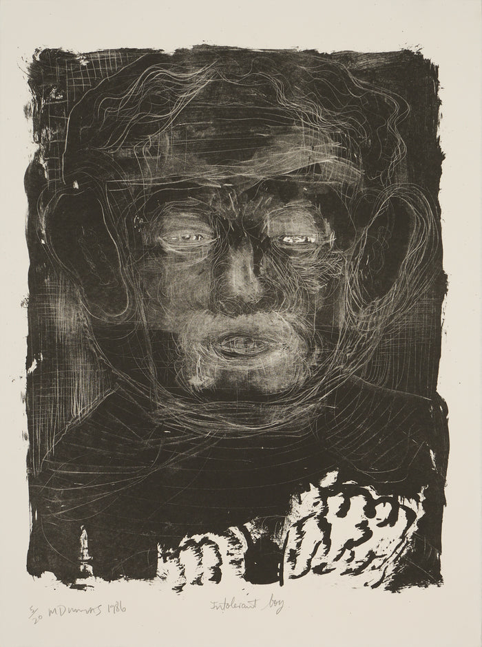 Marlene Dumas - Mixed Media Set (Handwritten Poem with hand-worked lithograph)