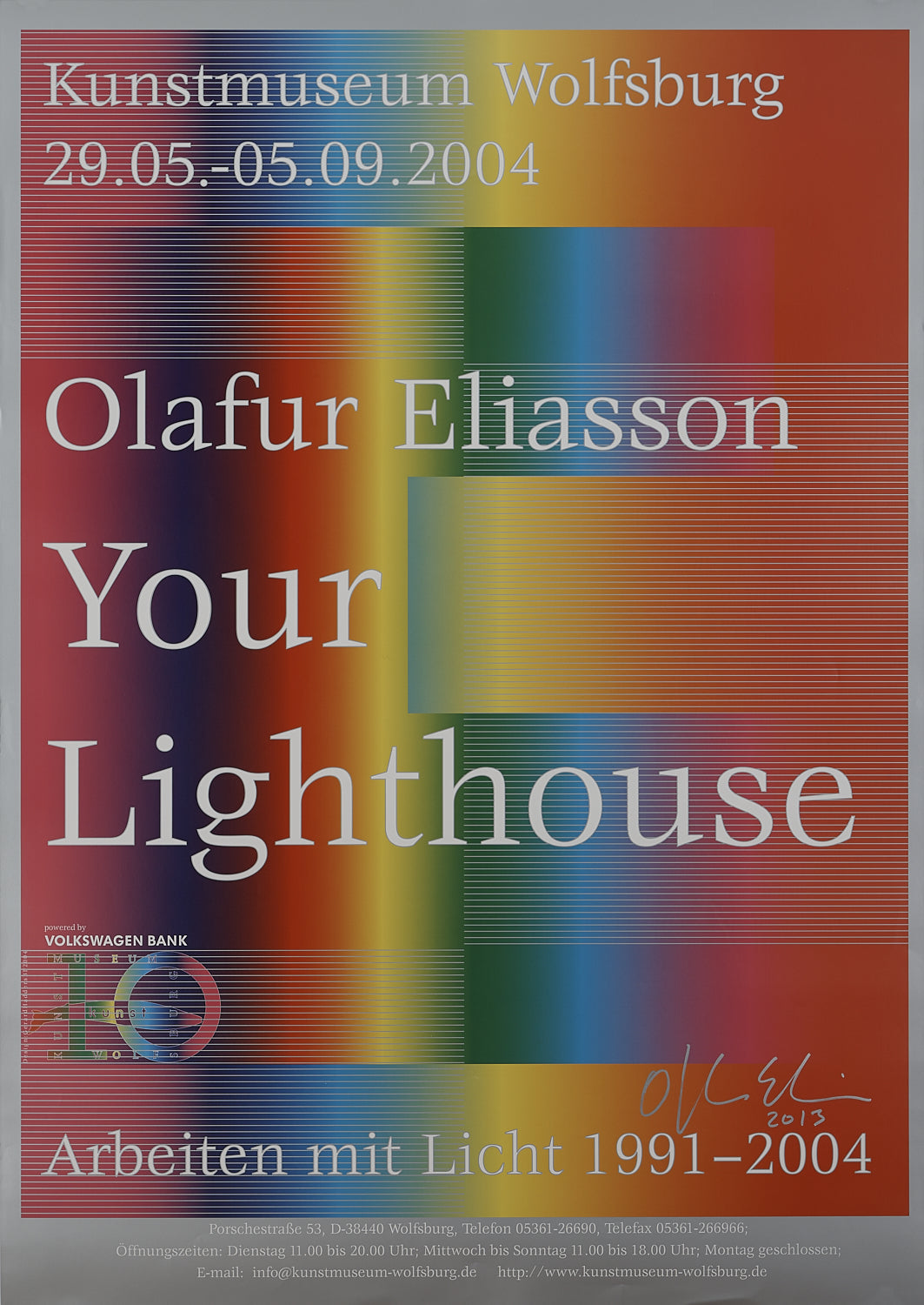 Olafur Eliasson - Signed Exhibition Poster