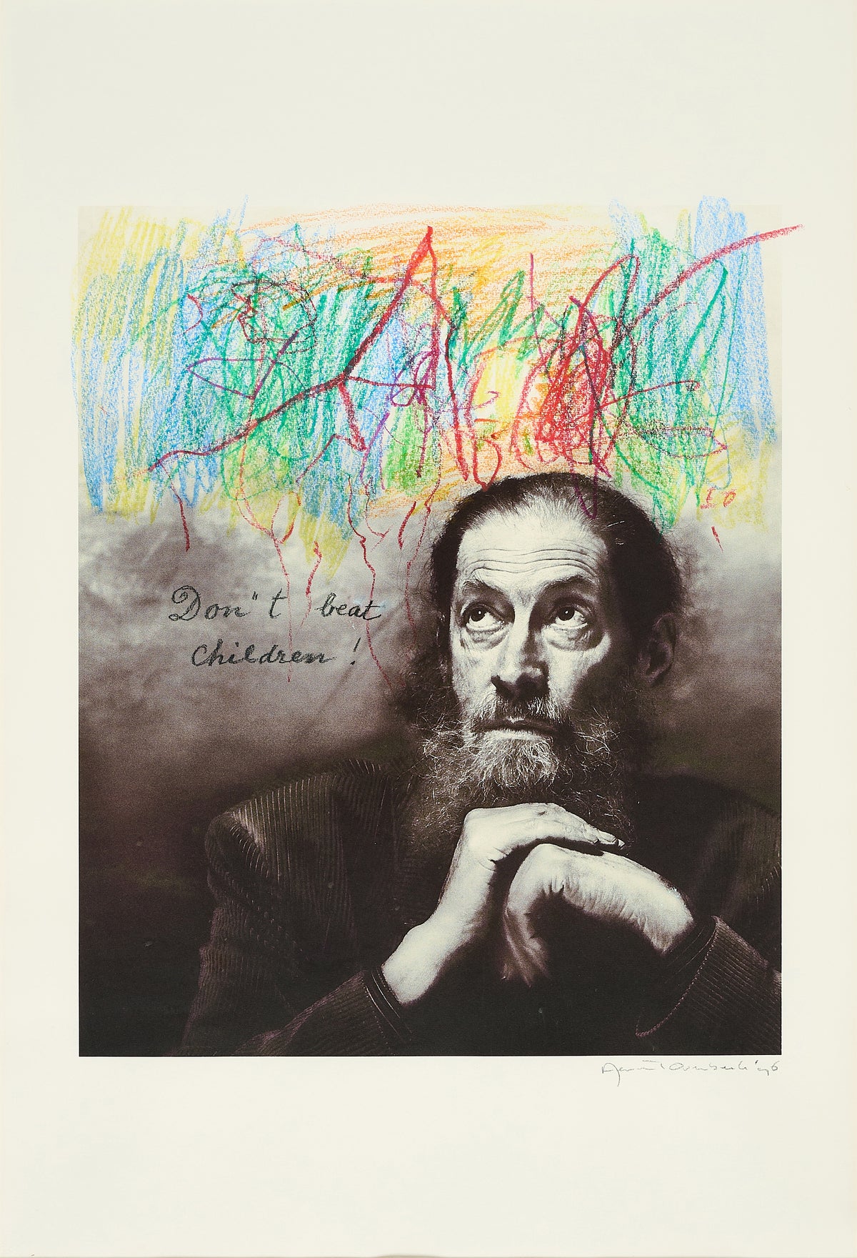 Erik Ortvad - unique - Portrait of CoBrA Artists