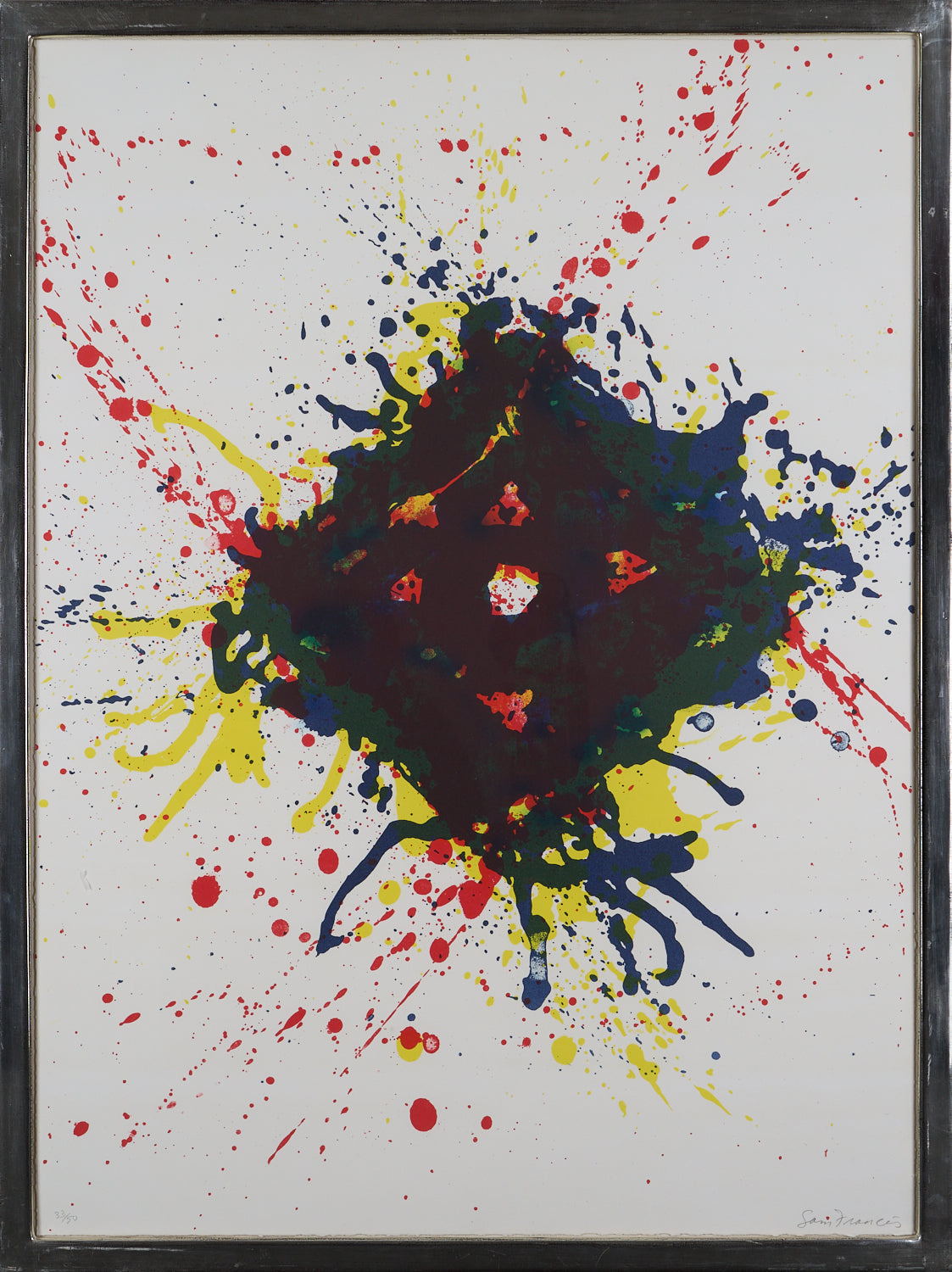 Sam Francis - untitled, from Paperski