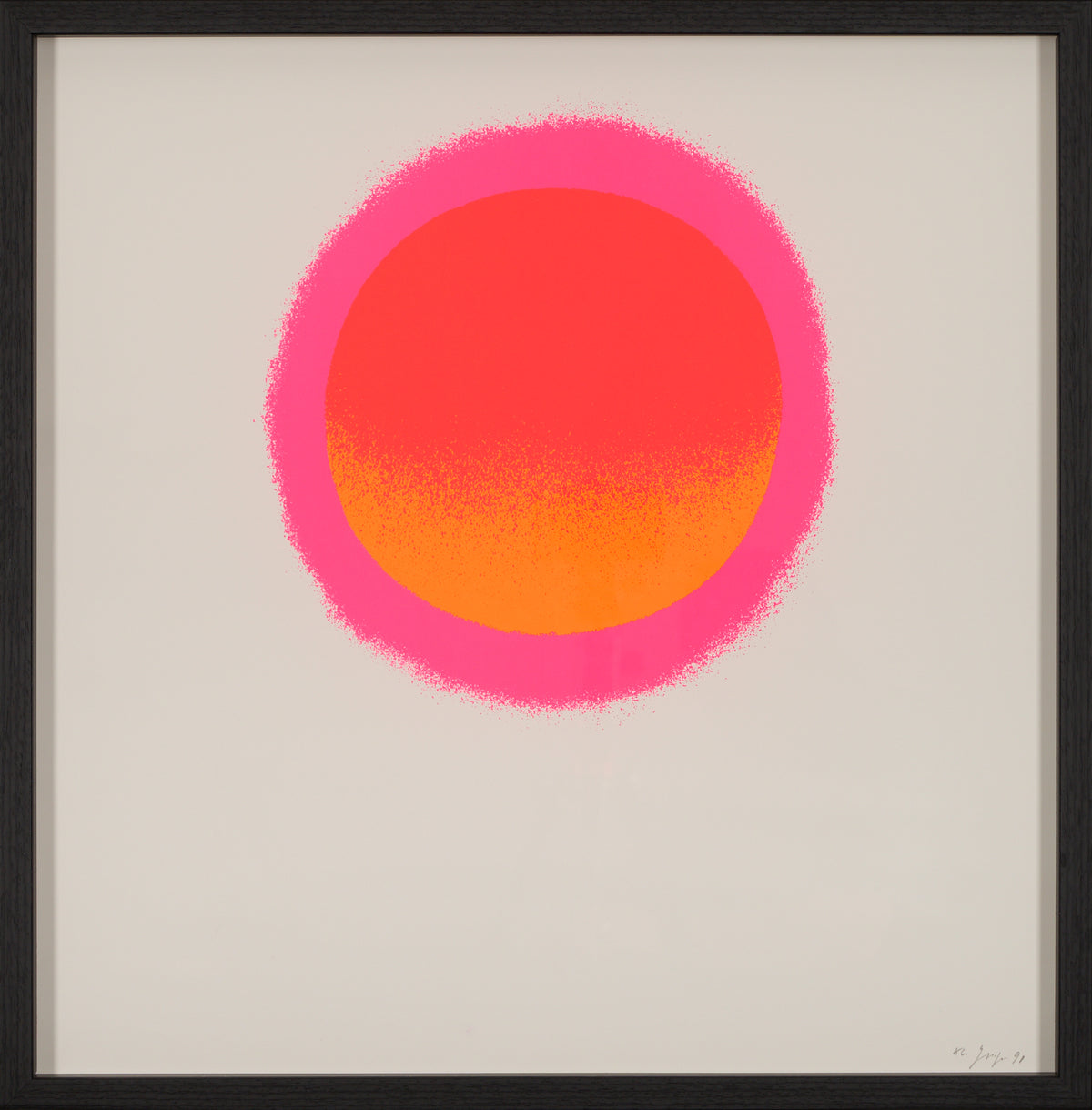 Rupprecht Geiger –  Neon Pink Circular