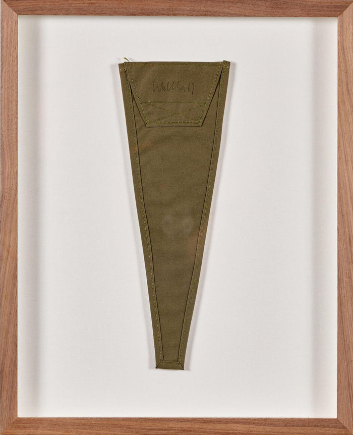 Franz Erhard Walther - Green Canvas Triangle