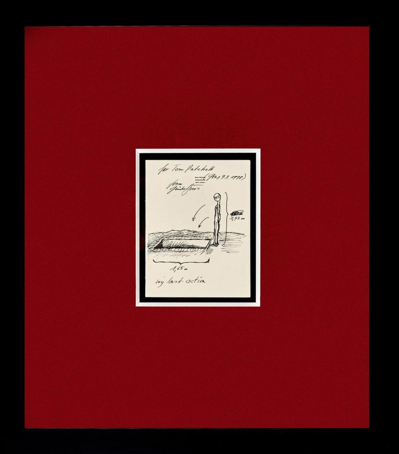 Günter Brus - Unique ink drawing