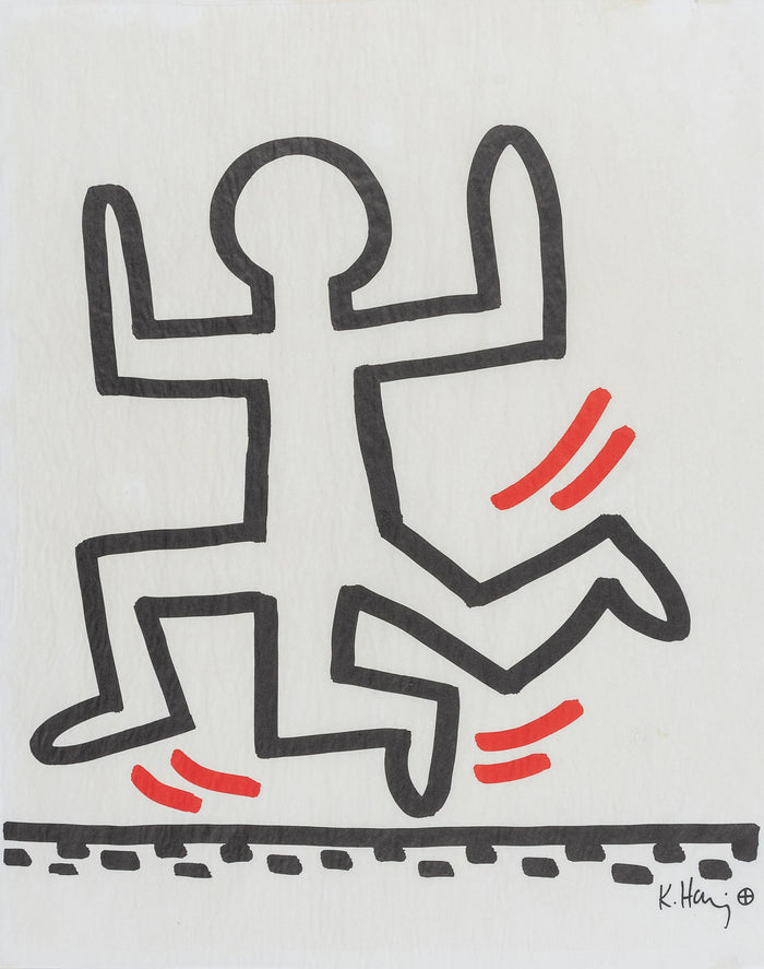 Keith Haring  - Sali-Adalat #6