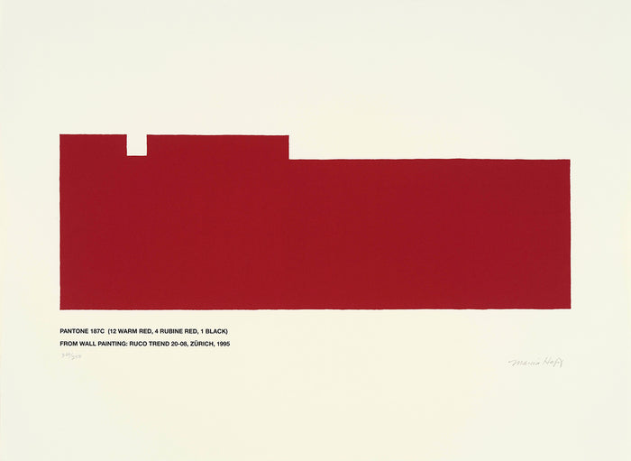 Marcia Hafif  – screen print