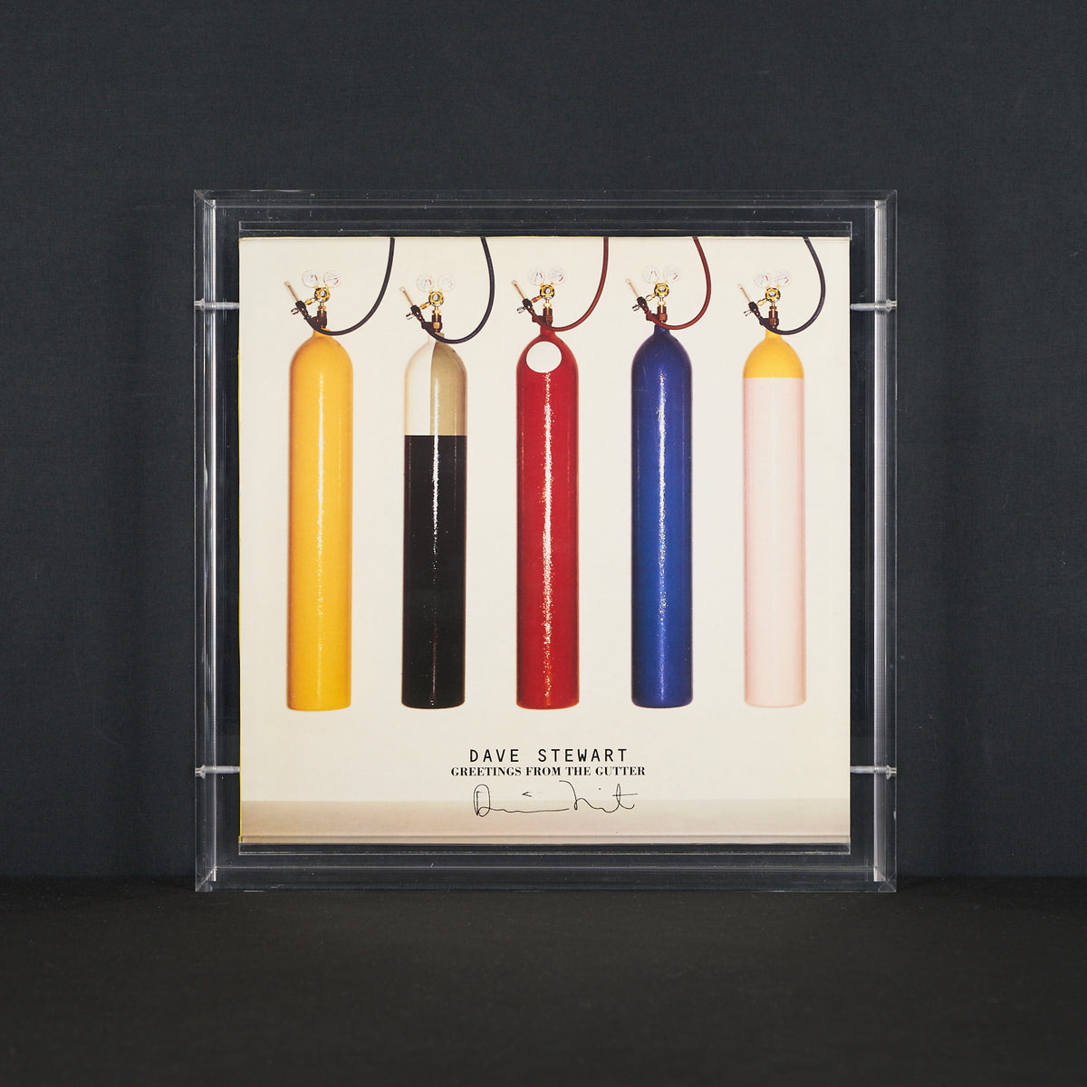 Damien Hirst - Signed Cover Art for Dave Stewart