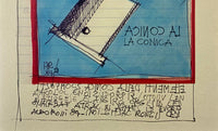 Aldo Rossi - Original Drawing "La caffettiera conica"