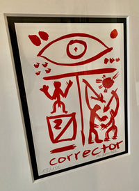 A.R. Penck  - CORRECTOR Red