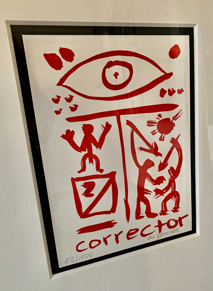A.R. Penck  - CORRECTOR Red