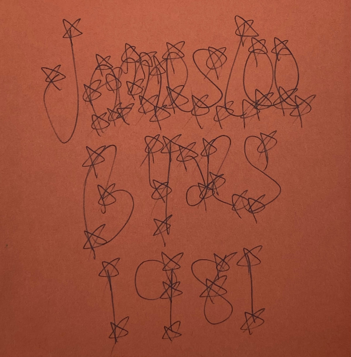 James Lee Byars - Original Drawing