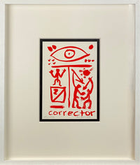 A.R. Penck  - CORRECTOR Red