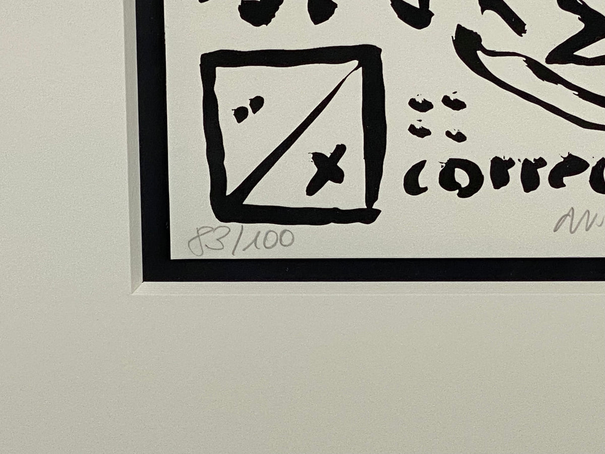 A.R. Penck  - CORRECTOR Black