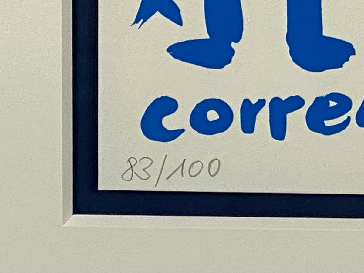 A.R. Penck - CORRECTOR Blue