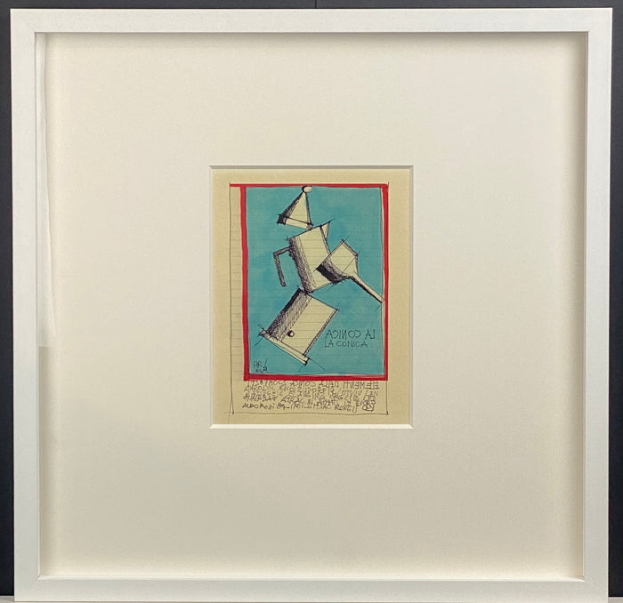 Aldo Rossi - Original Drawing "La caffettiera conica"