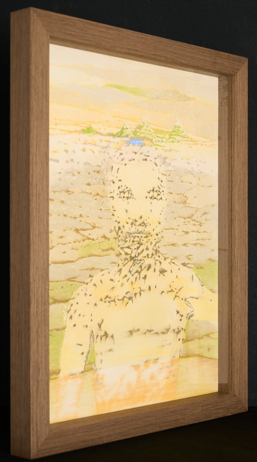 Irving Petlin – Original Drawing in pastels 