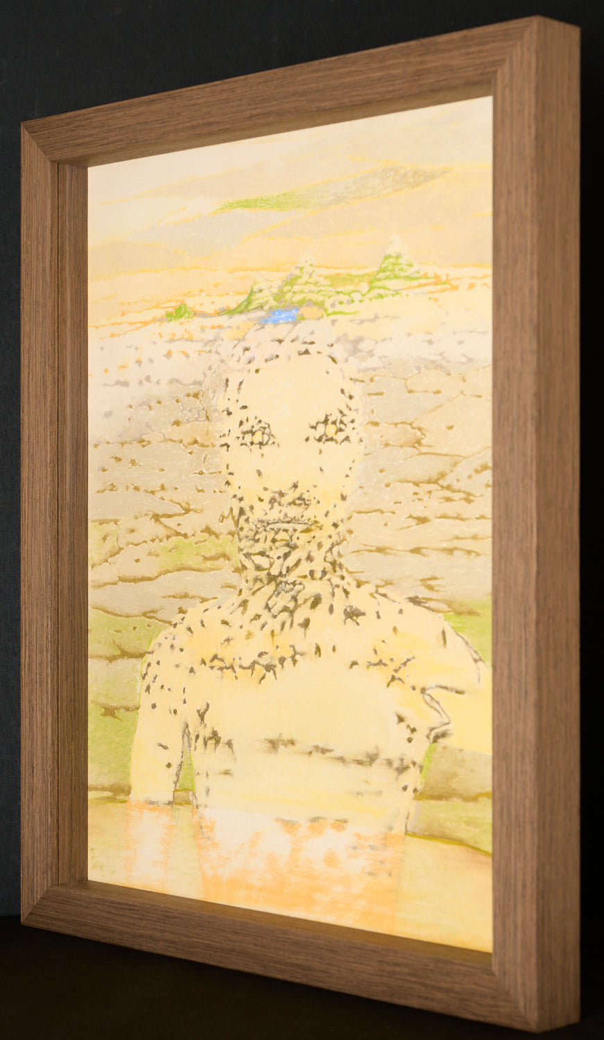 Irving Petlin – Original Drawing in pastels 