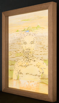 Irving Petlin – Original Drawing in pastels 