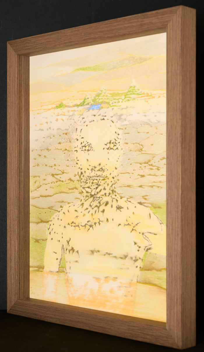 Irving Petlin – Original Drawing in pastels 