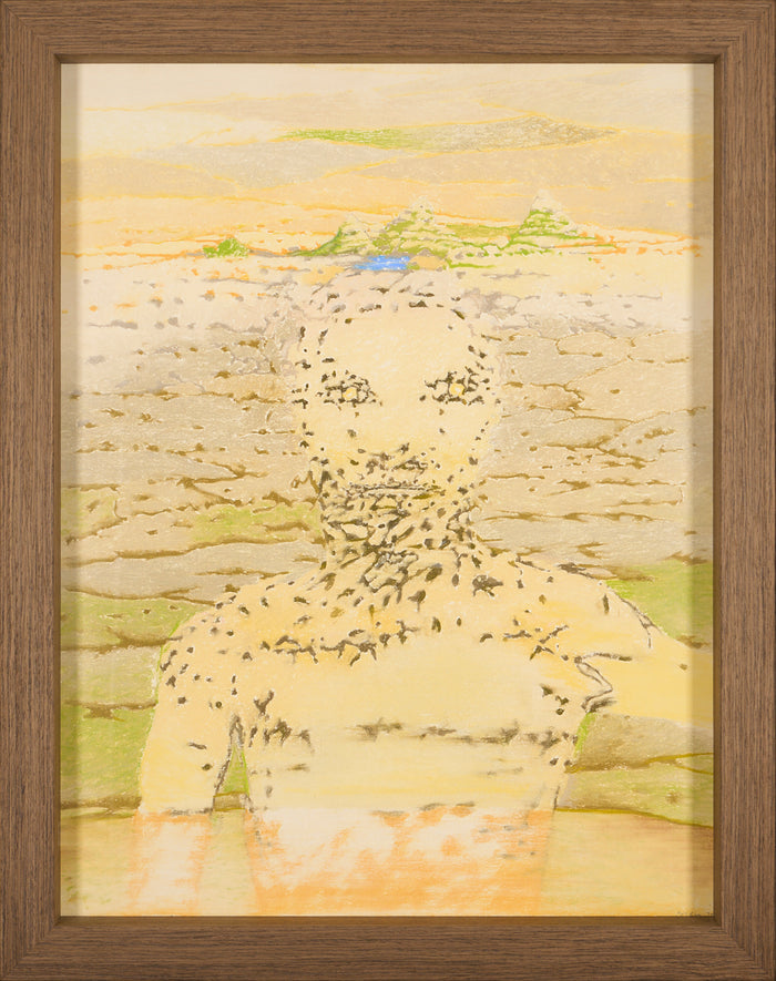 Irving Petlin – Original Drawing in pastels 