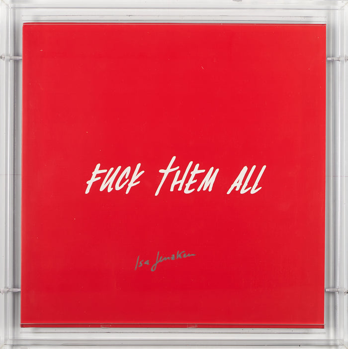 Isa Genzken - Signed Cover Art for Isa Genzken & Total Freedom