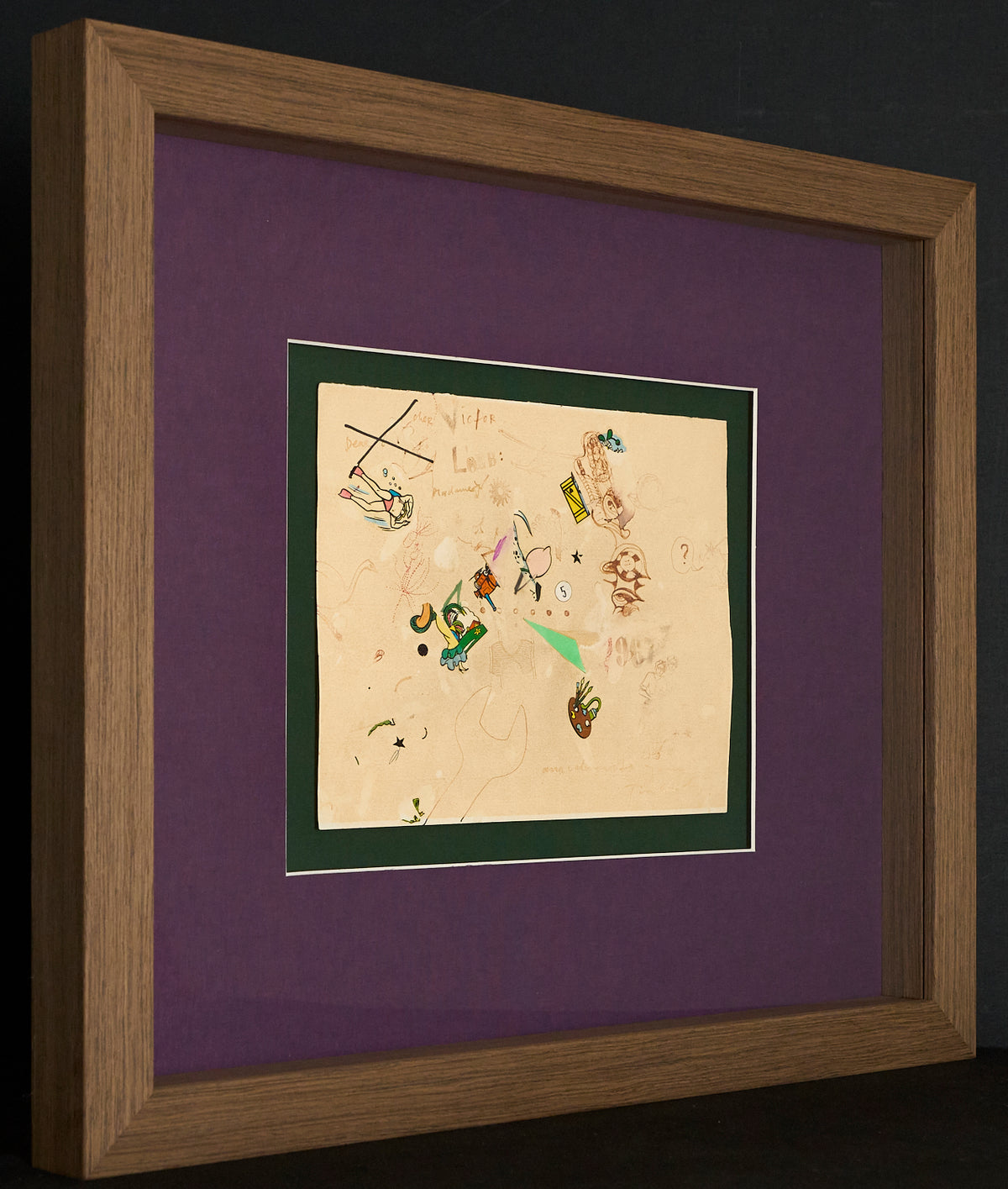 Jean Tinguely – Original Mixed Media on paper