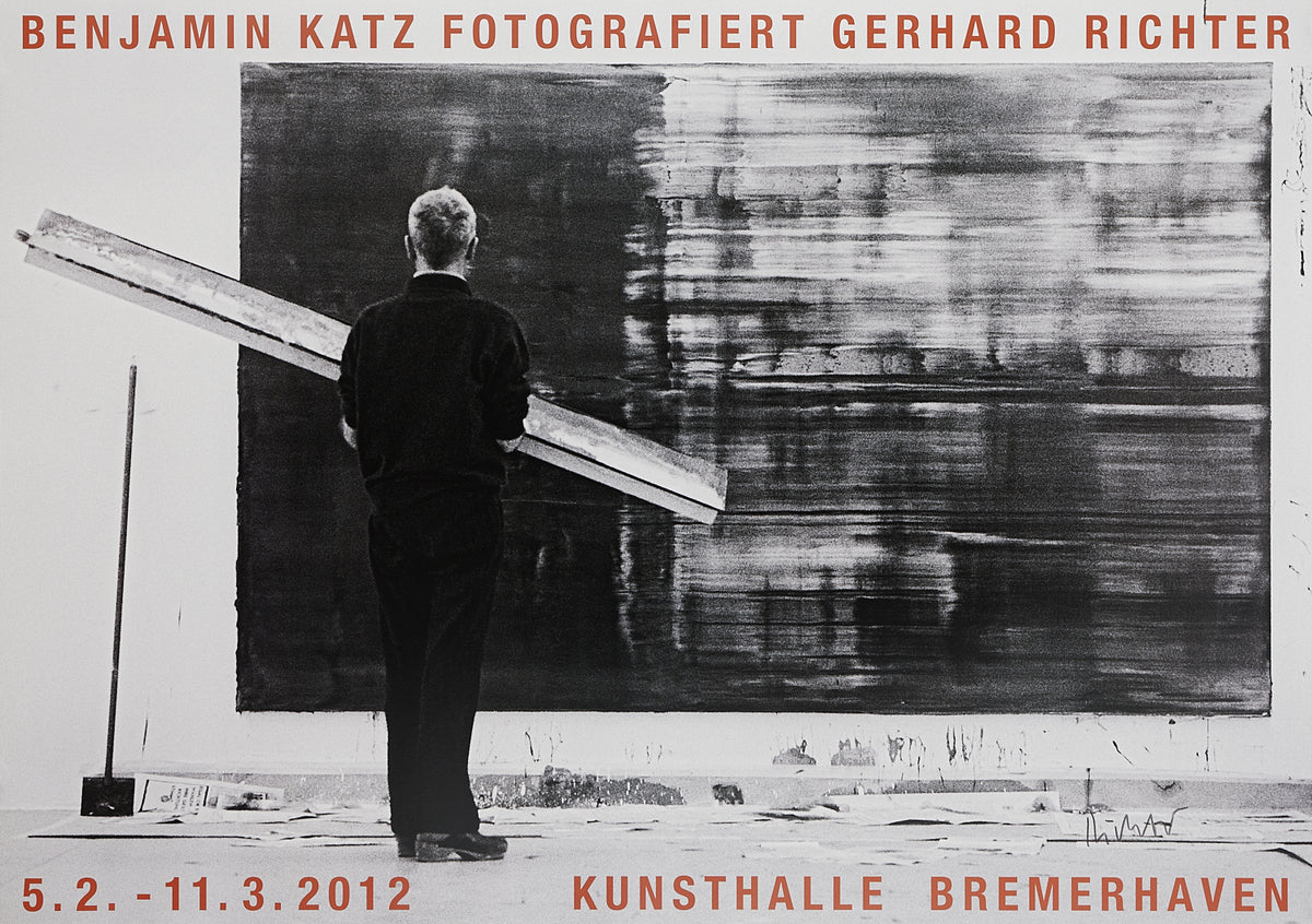 Gerhard Richter & Benjamin Katz  - Signed Exhibition Poster