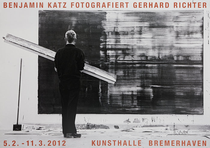 Gerhard Richter & Benjamin Katz  - Signed Exhibition Poster